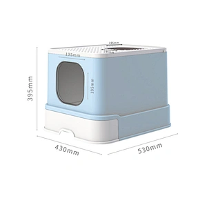 Large drawer top entry litter box full enclosed cat toilet deodorant cat litter box