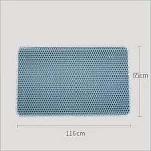 Easy Clean Cat Litter Trapper Mat Honeycomb Design EVA Double Layer Cat Litter Mat
