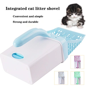 Cat Litter Scoop Plastic High Quality Portable Cat Litter Shovels With Bag