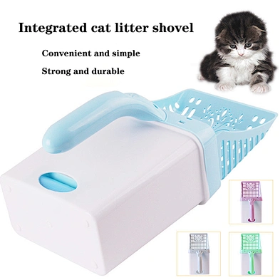 Cat Litter Scoop Plastic High Quality Portable Cat Litter Shovels With Bag