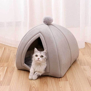 Felt Soft Pet Cat Cave Bed Wholesale For Kitten and Small Dog