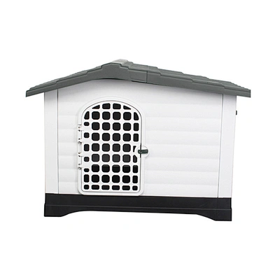 Outdoor Pet Dog Kennel House Waterproof And Windproof Large Plastic Dog House With Door