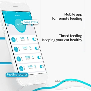 Microchip Cat Feeder Wifi Remote Control Smart Automatic Cat Food Feeder For Pet