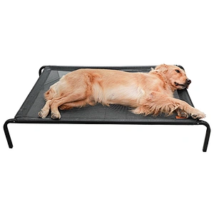 Easy Cleaning Outdoor Travel Raised Dog Beds washable Pet Camp Elevated Dog Mesh Bed
