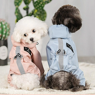 Outdoor Dog Rain Jacket Sport Clothes Breathable Reflective Waterproof Dog Rain Coat