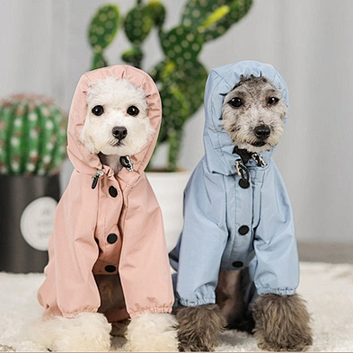 Outdoor Dog Rain Jacket Sport Clothes Breathable Reflective Waterproof Dog Rain Coat