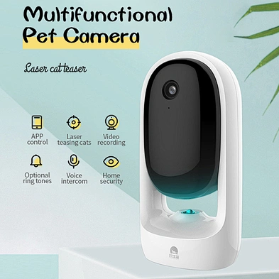 Cat Laser Toys APP Remote Control Camera Voice Intercom Smart Interactive Toys For Cat