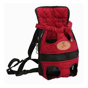 Hot Sale Outdoor Pet Breathable Adjustable Legs out Pet Dog Carrier Front Chest Backpack