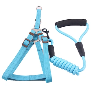 Dog Harness and Leash Nylon Strong Waterproof Luxury Dog Leash Set