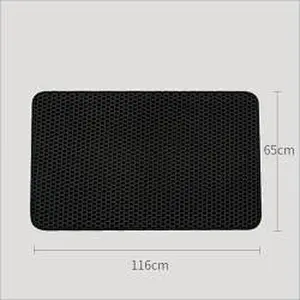 Easy Clean Cat Litter Trapper Mat Honeycomb Design EVA Double Layer Cat Litter Mat