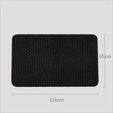 Easy Clean Cat Litter Trapper Mat Honeycomb Design EVA Double Layer Cat Litter Mat