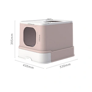 Large drawer top entry litter box full enclosed cat toilet deodorant cat litter box