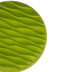 Wholesale Pet Dog Slow Feeder Bowl Plastic TPR Wave Durable Dog Pet Bowl