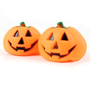 Wholesale Halloween Dog Toy Squeaky Rubber Pumpkin Dog Chew Toy