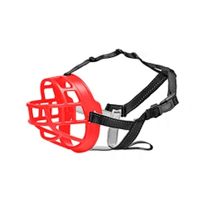 Adjustable Dog Muzzles Anti Biting Barking Breathable Safety Soft Polyester Reflective Dog Muzzles