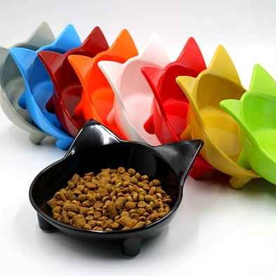 High quality cheap pet bowl cute non slip custom logo melamine dog bowl