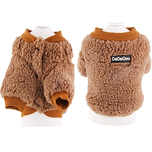 2020 New Berber fleece dog winter clothes wholesale dog warm coat