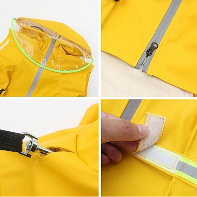 2021 trending dog dress waterproof eco-friendly dog rain coat dog clothes pet