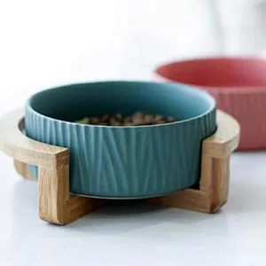 Hot Sale Dog Bowl Ceramic Cat Dog Pet Bowl Ceramic Pet Dog Bowl