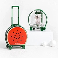 Portable Transparent Pet Trolley Case