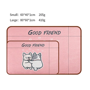 Summer Pet Dog Cooling Mat Waterproof Washable Ice Silk Cooling Mat For Dogs