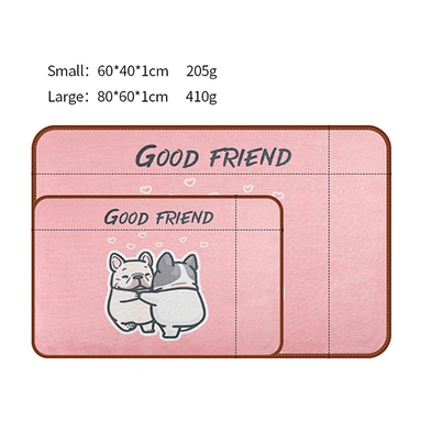 Summer Pet Dog Cooling Mat Waterproof Washable Ice Silk Cooling Mat For Dogs