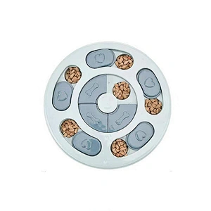 Pet food container chew interactive training slow pet feeder toys
