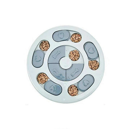 Pet food container chew interactive training slow pet feeder toys