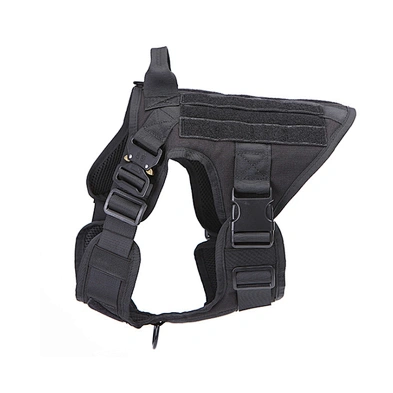 Custom Tactical Dog Harness Adjustable Heavy Easy Control No Pull Nylon Harness For Dog