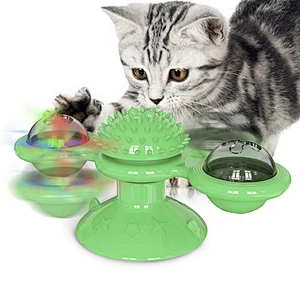 Amazon hot selling interactive toys training cat turntable pet toys