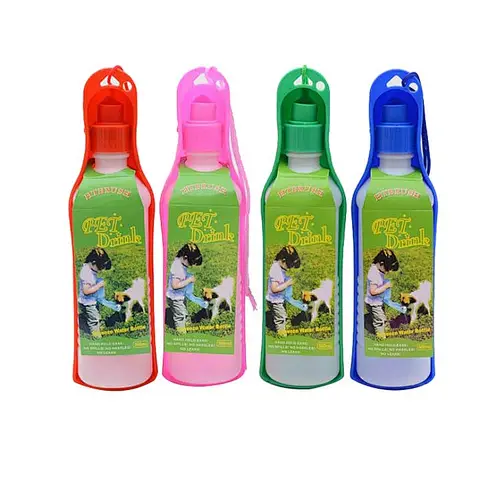 Collapsible Pet Water Bottle Wholesale Cheapest Plastic Foldable Portable Dog Water Bottle