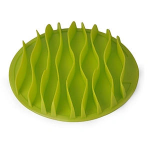 Wholesale Pet Dog Slow Feeder Bowl Plastic TPR Wave Durable Dog Pet Bowl