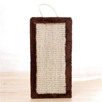 Wooden Cat Scratch Pad Modern Sisal Grind Paw Cat Scratcher Cardboard