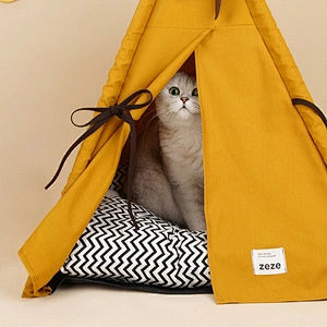 wholesale High Quality pet Teepee detachable and washable Pets Cat Dog Teepee Tent