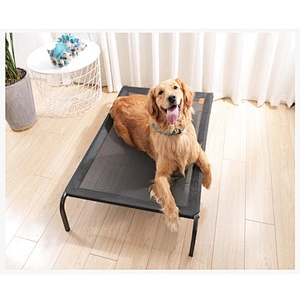 Easy Cleaning Outdoor Travel Raised Dog Beds washable Pet Camp Elevated Dog Mesh Bed