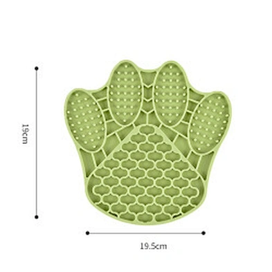 Pet Cat Dog Lick Mat Interactive Fish Shape Silicone Slow Feeder Dog Bowl
