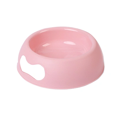 Wholesale Round Shape Pet Plastic Bowl Eco-friendly  Dog And Cat Food Water Plastic Bowl