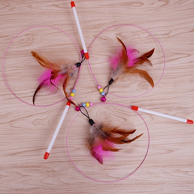wholesale sell cat toys interactive training cat toys feather toys