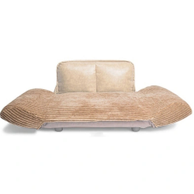 Luxury Orthopedic Dog Bed Sofa PU Leather Designer Foldable Raised Large Dog Beds