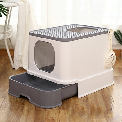 Large drawer top entry litter box full enclosed cat toilet deodorant cat litter box