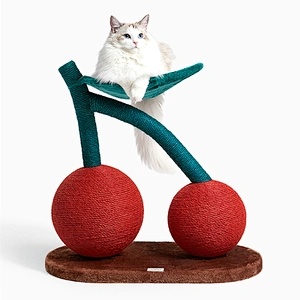 Large Cat Scratching Tree New Design Sisal Luxury Cherry Cat Tree