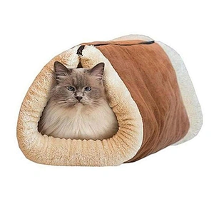 Amazon Hot sale New Product Pet Bed Mat Washable Warm Folding Pet Sleeping Bag For cat And dog