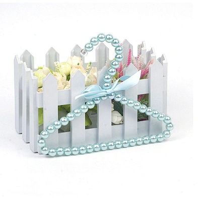wholesale Pet clothes hangers 20cm Fashionable hot sale hangers for cat and teddy Pearl pet hangers