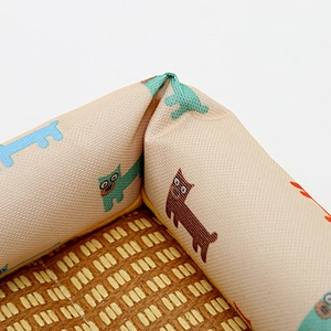 Wholesale price luxury summer dog bed large dog pet beds