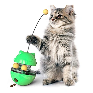 Hot selling cat toy animal pattern interactive cat food toy