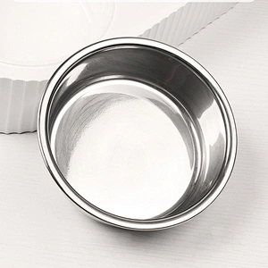 Stainless steel dog bowl wholesale sublimation elevated double pet cat dog food bowl