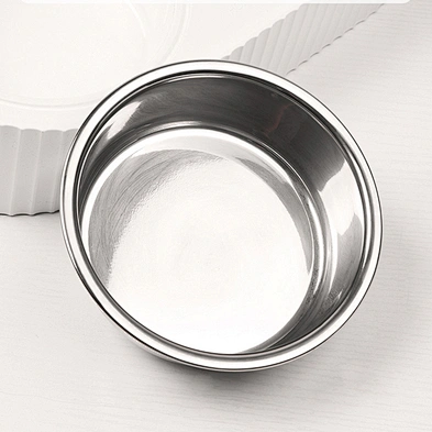 Stainless steel dog bowl wholesale sublimation elevated double pet cat dog food bowl