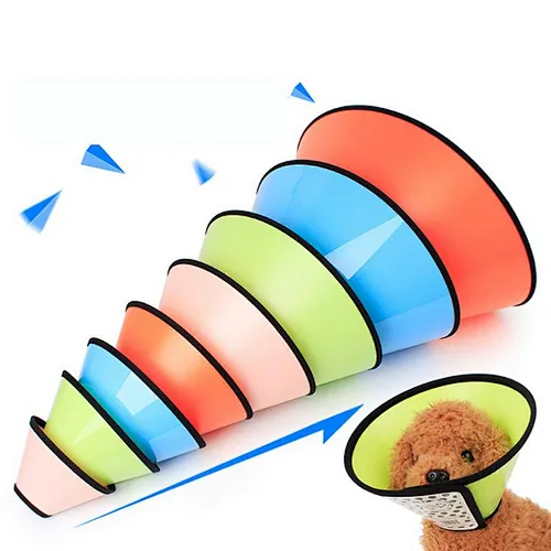 Wholesale pet elizabeth collar cat comfortable plastic anti-bite elizabeth collar for dog