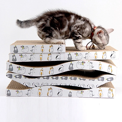 Wholesale cat scratcher 2020 New corrugated cardboard cat scratcher