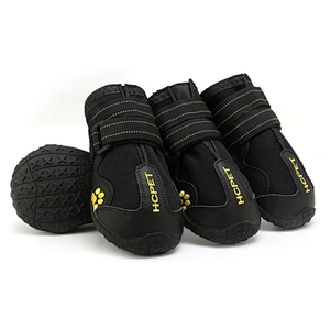 Dog snow boots winter warm anti slip large waterproof dog shoes